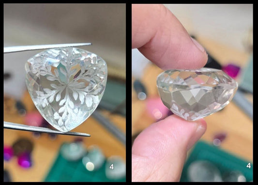 #4 Intaglio Engraved Quartz