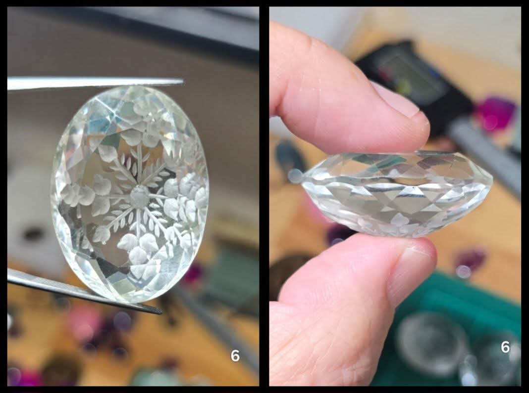 #6 Intaglio Engraved Quartz