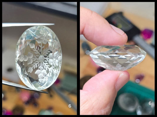 #6 Intaglio Engraved Quartz