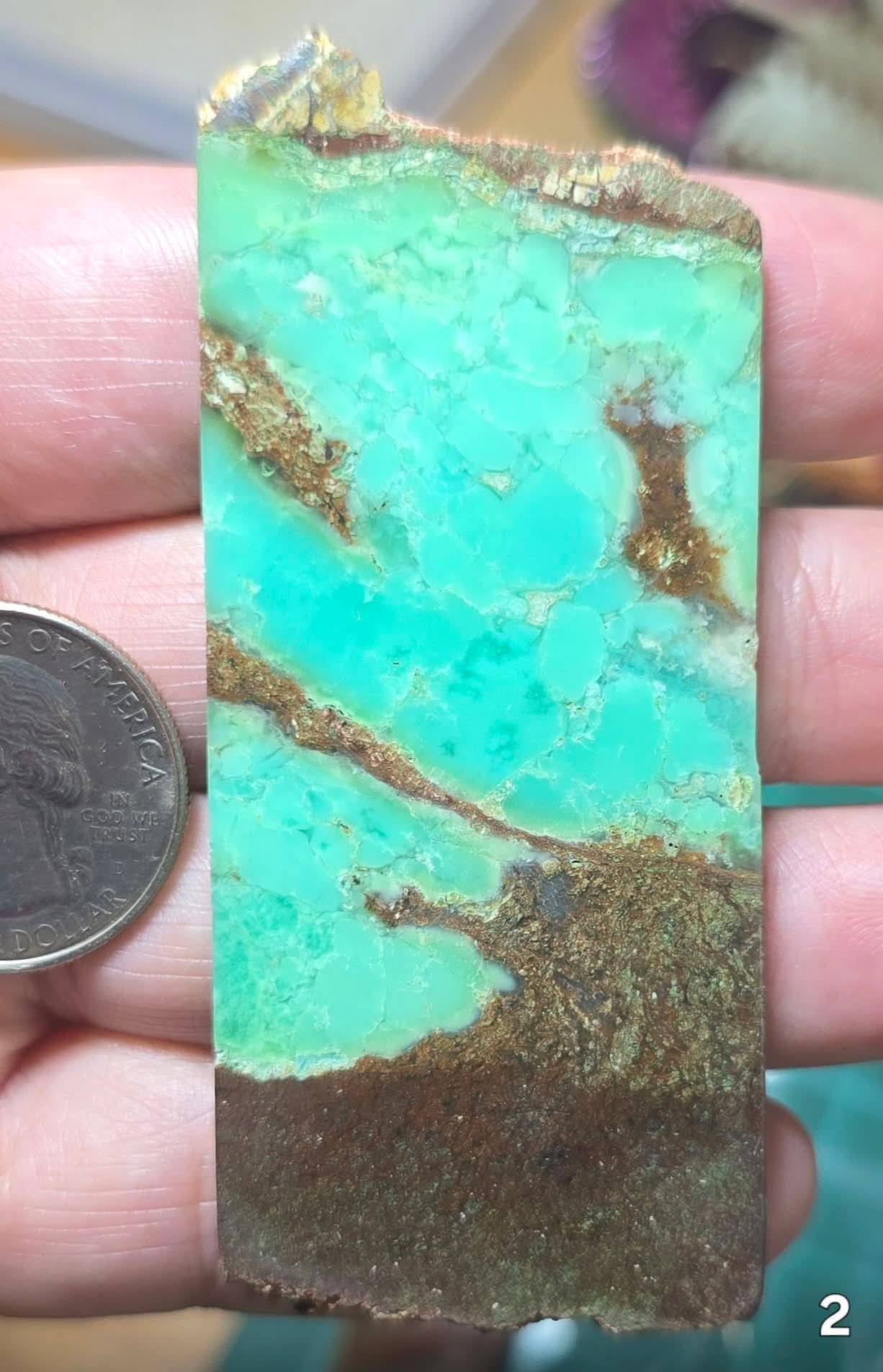 #2 Australian Chrysoprase Slice