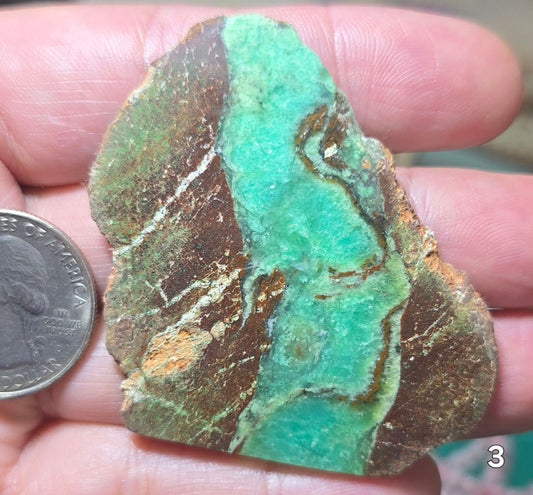 #3 Australian Chrysoprase Slice