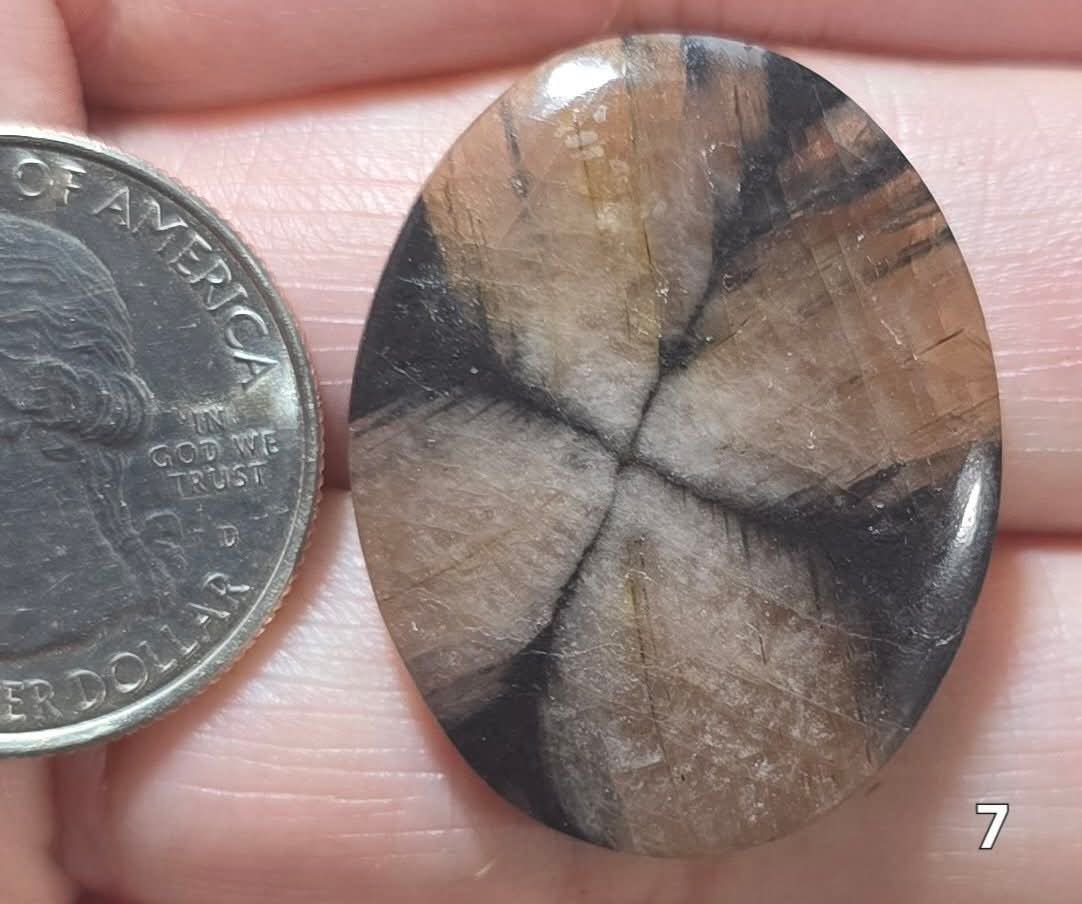 #7 Chiastolite Cross Stone