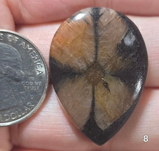 #8 Chiastolite Cross Stone