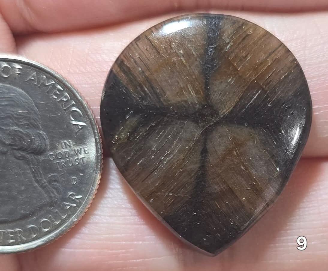 #9 Chiastolite Cross Stone