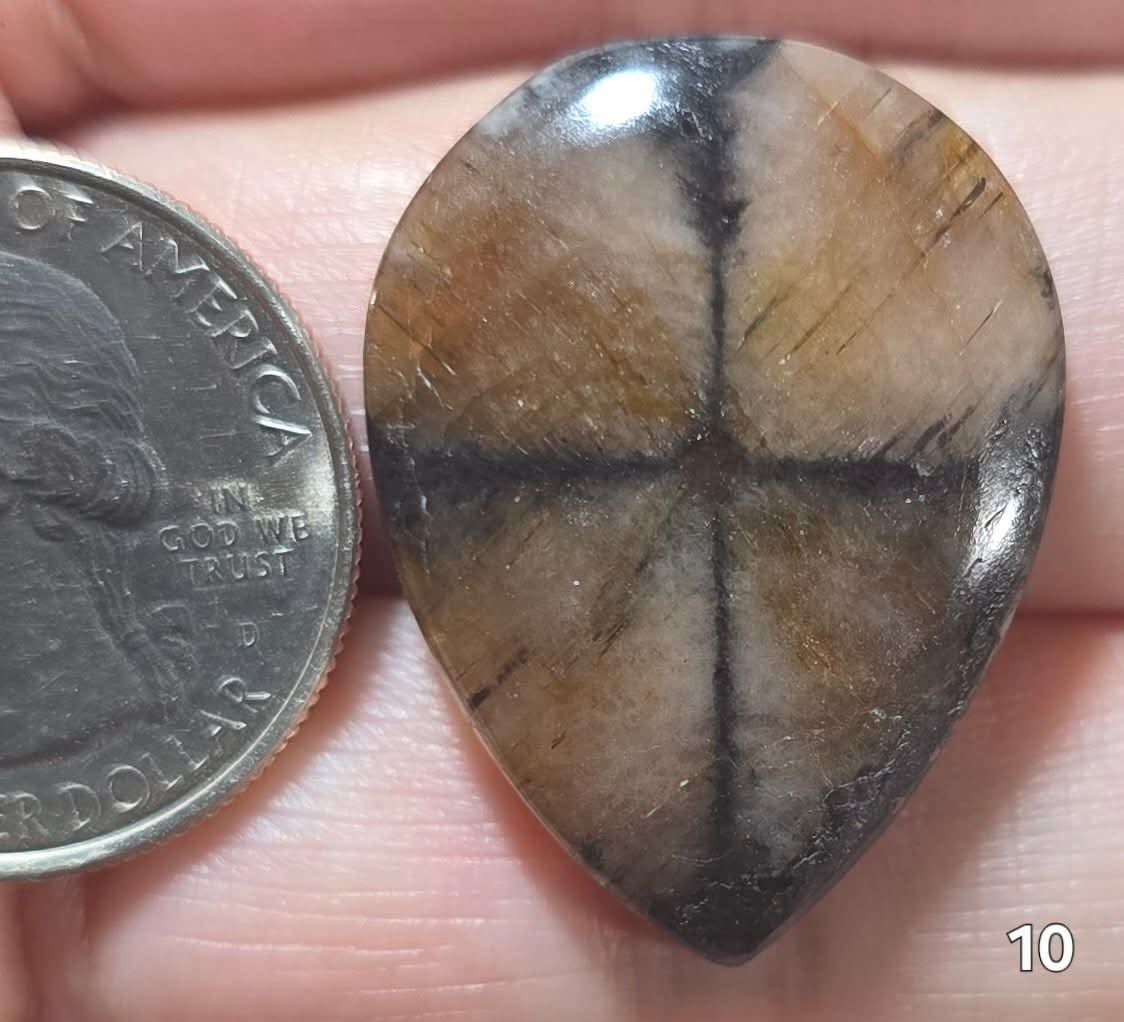 #10 Chiastolite Cross Stone
