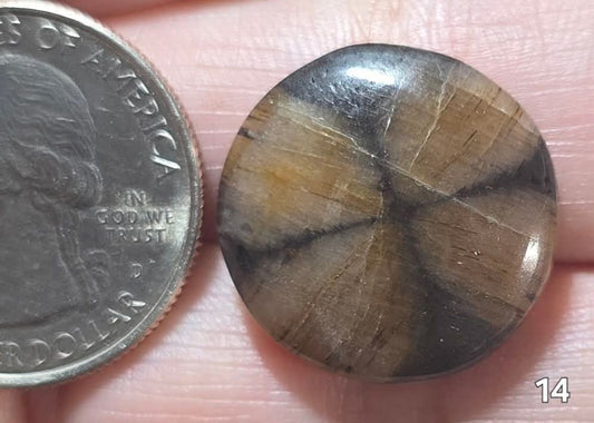 #14 Chiastolite Cross Stone