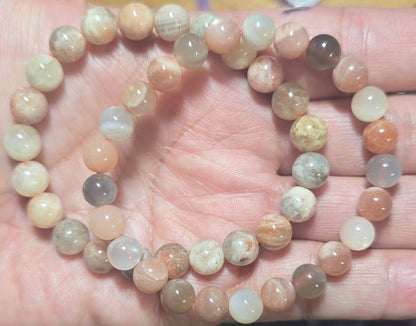 8mm Flower Agate