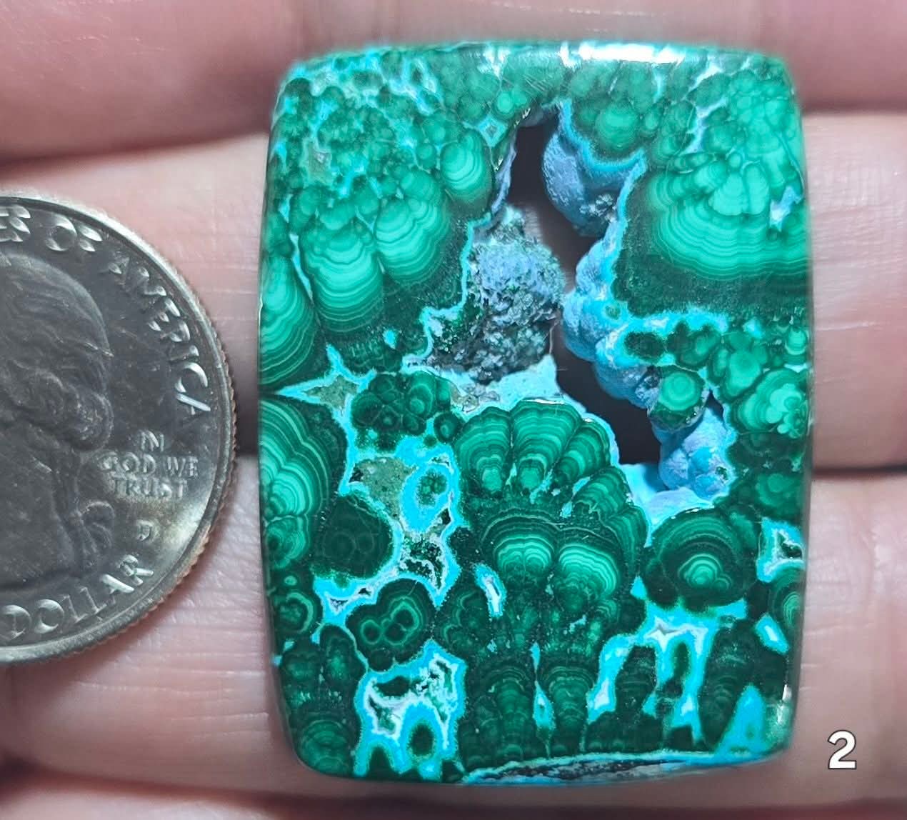 #2 Chrysocolla Malachite Druzy
