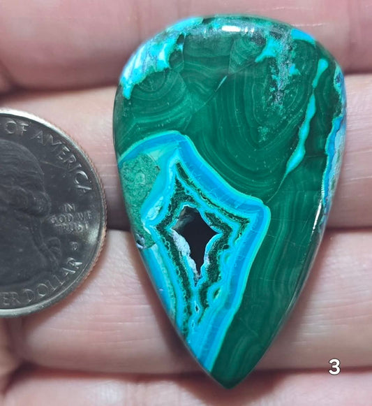 #3 Chrysocolla Malachite Druzy