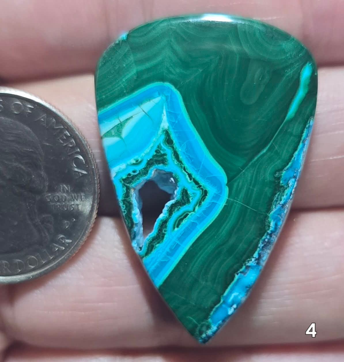 #4 Chrysocolla Malachite Druzy