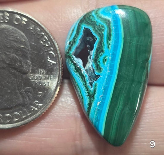#9 Chrysocolla Malachite Druzy