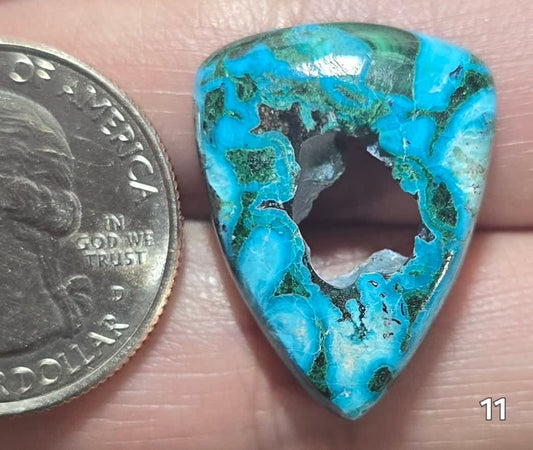 #11 Chrysocolla Malachite Druzy