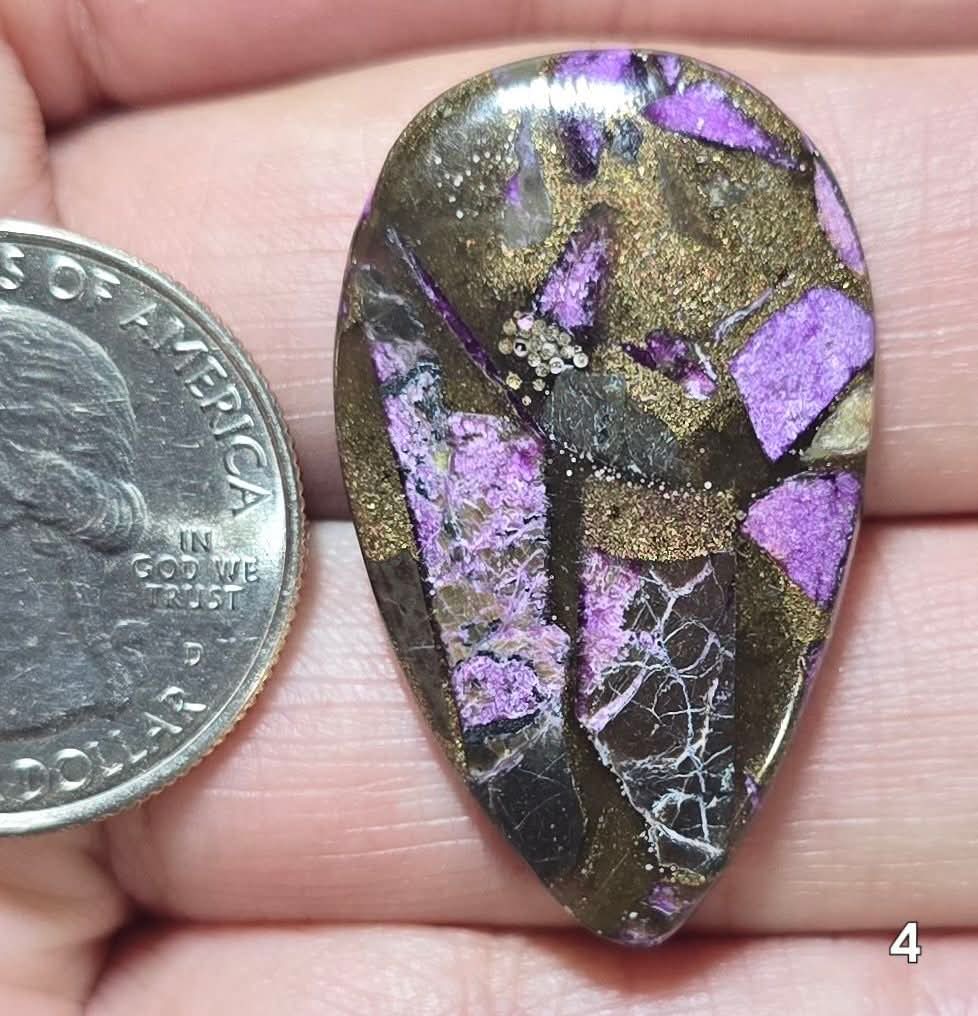 #4 Copper Stichtite Mosaic