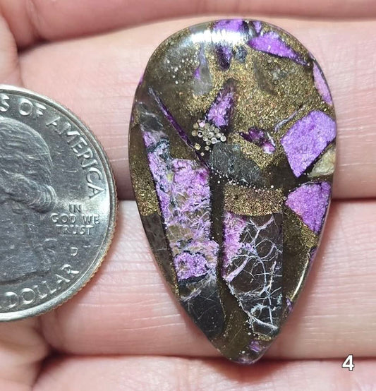 #4 Copper Stichtite Mosaic