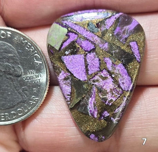 #7 Copper Stichtite Mosaic