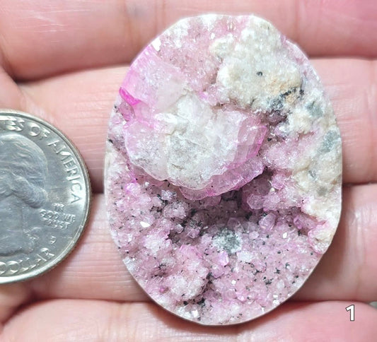 #1 Pink Cobalt Druzy