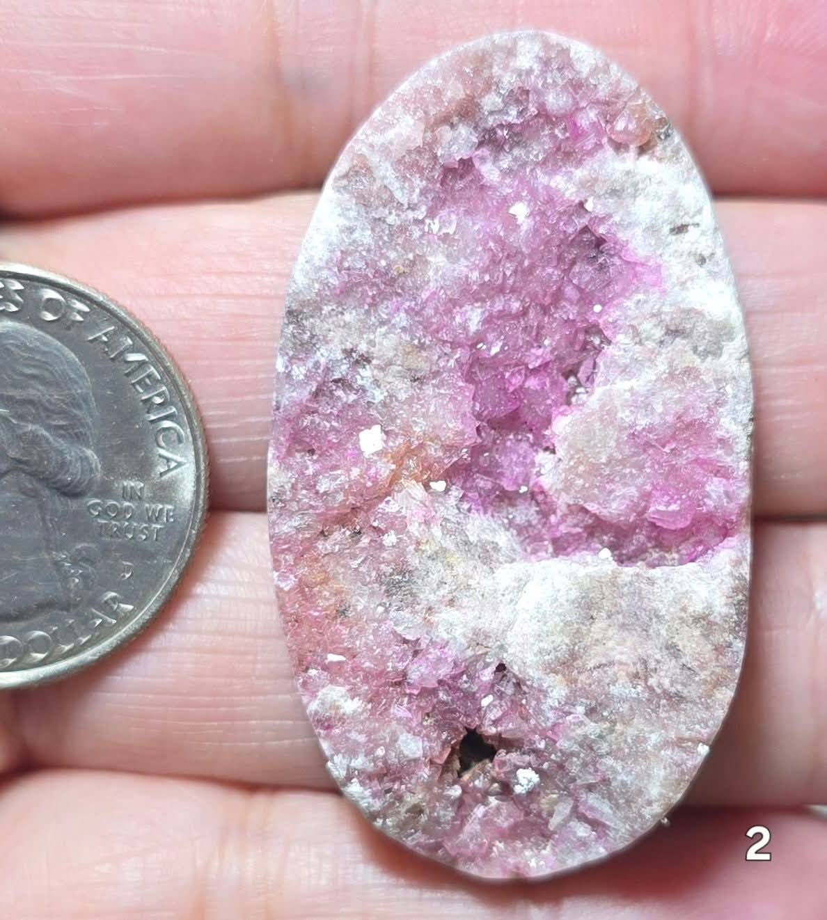 #2 Pink Cobalt Druzy