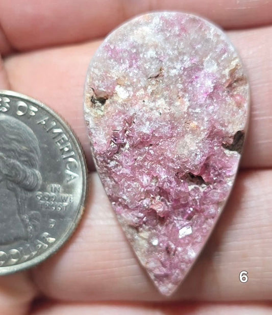 #6 Pink Cobalt Druzy