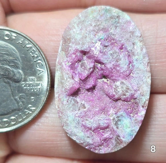 #8 Pink Cobalt Druzy