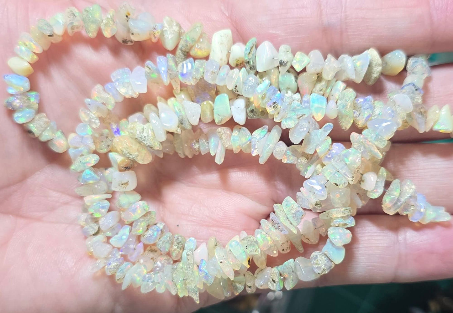 Ethiopian Opal Chips Strand