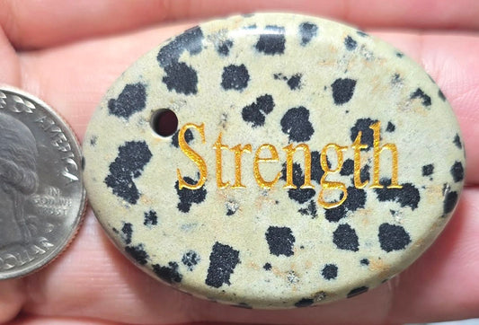 Dalmatian Jasper Wish Stone