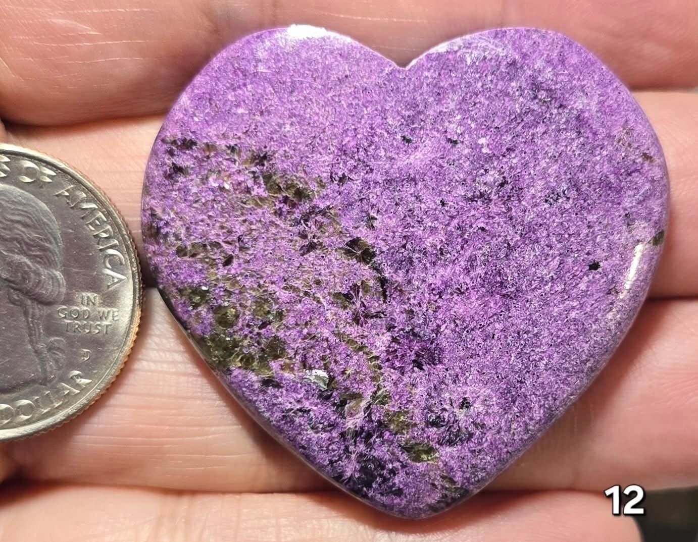 #12 Stichtite Heart