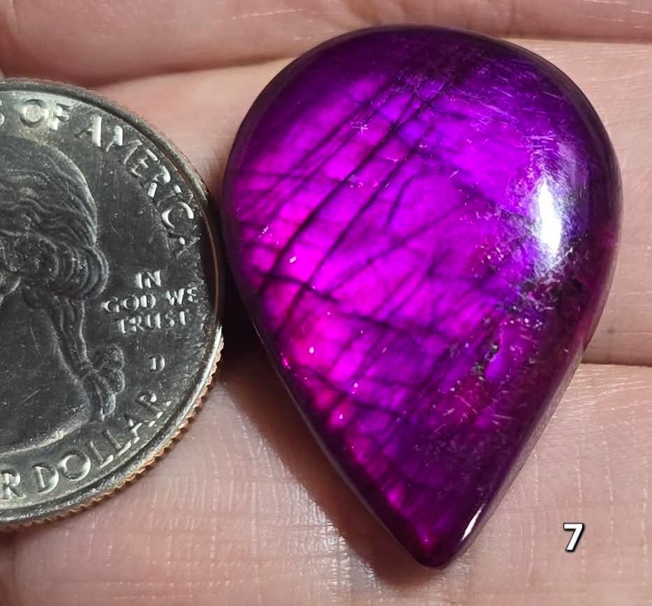 #7 Purple Labradorite