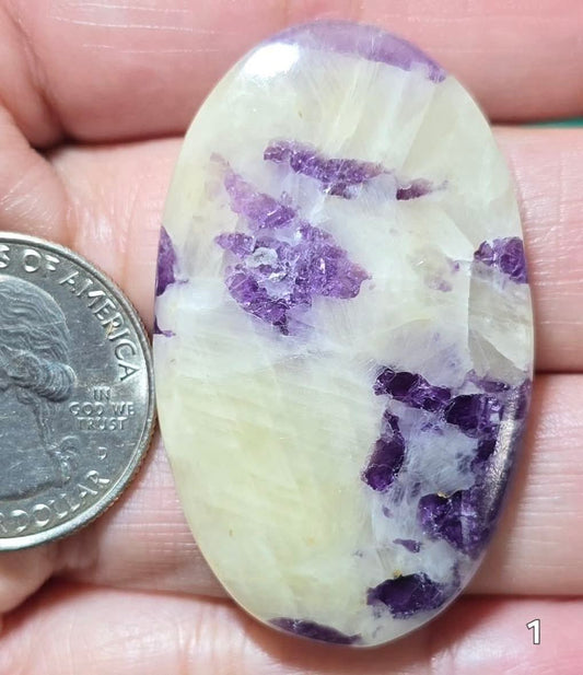#1 Purple Fluorite Calcite