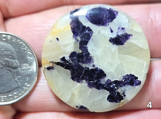 #4 Purple Fluorite Calcite