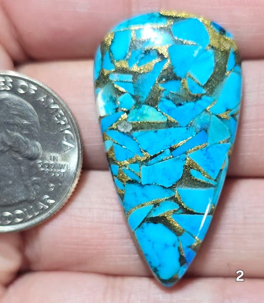 #2 Blue Mojave Turquoise