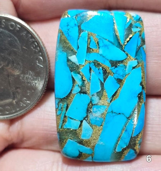 #6 Blue Mojave Turquoise