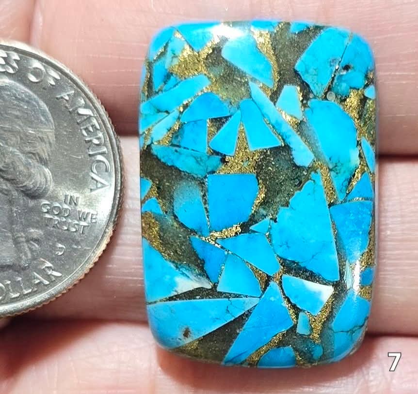 #7 Blue Mojave Turquoise