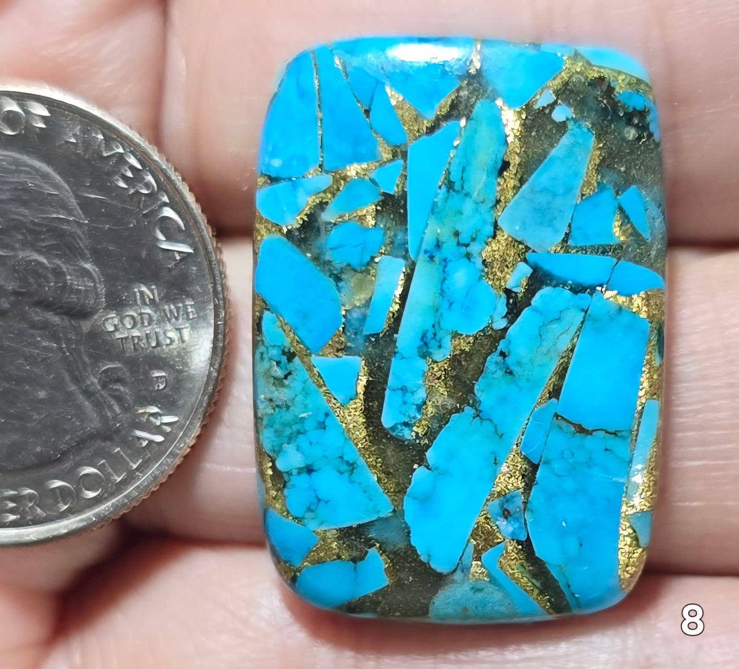 #8 Blue Mojave Turquoise