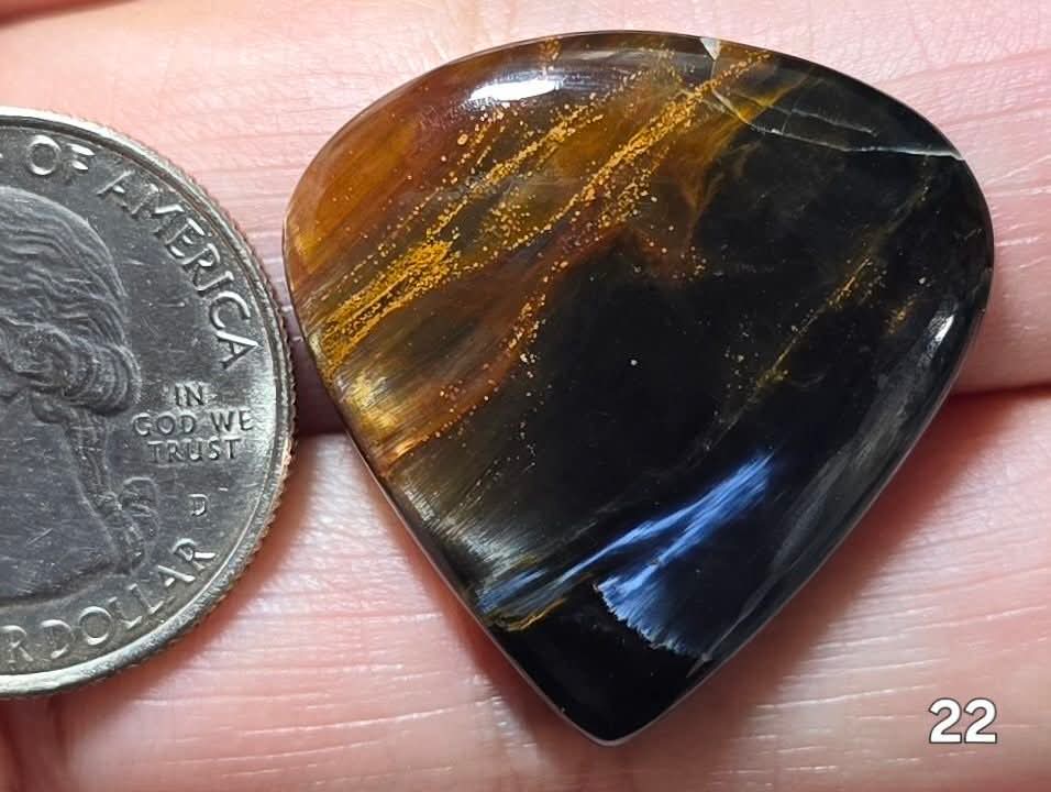 #22 Collector Pietersite – 35.96ct Statement Cabochon