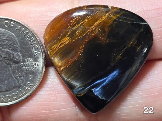 #22 Collector Pietersite – 35.96ct Statement Cabochon