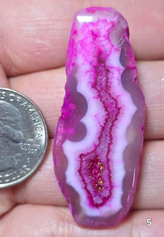 #5 Agate Geode Window Druzy