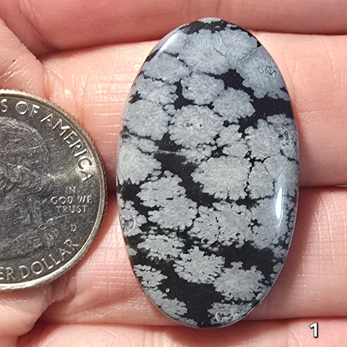 #1 Snowflake Obsidian