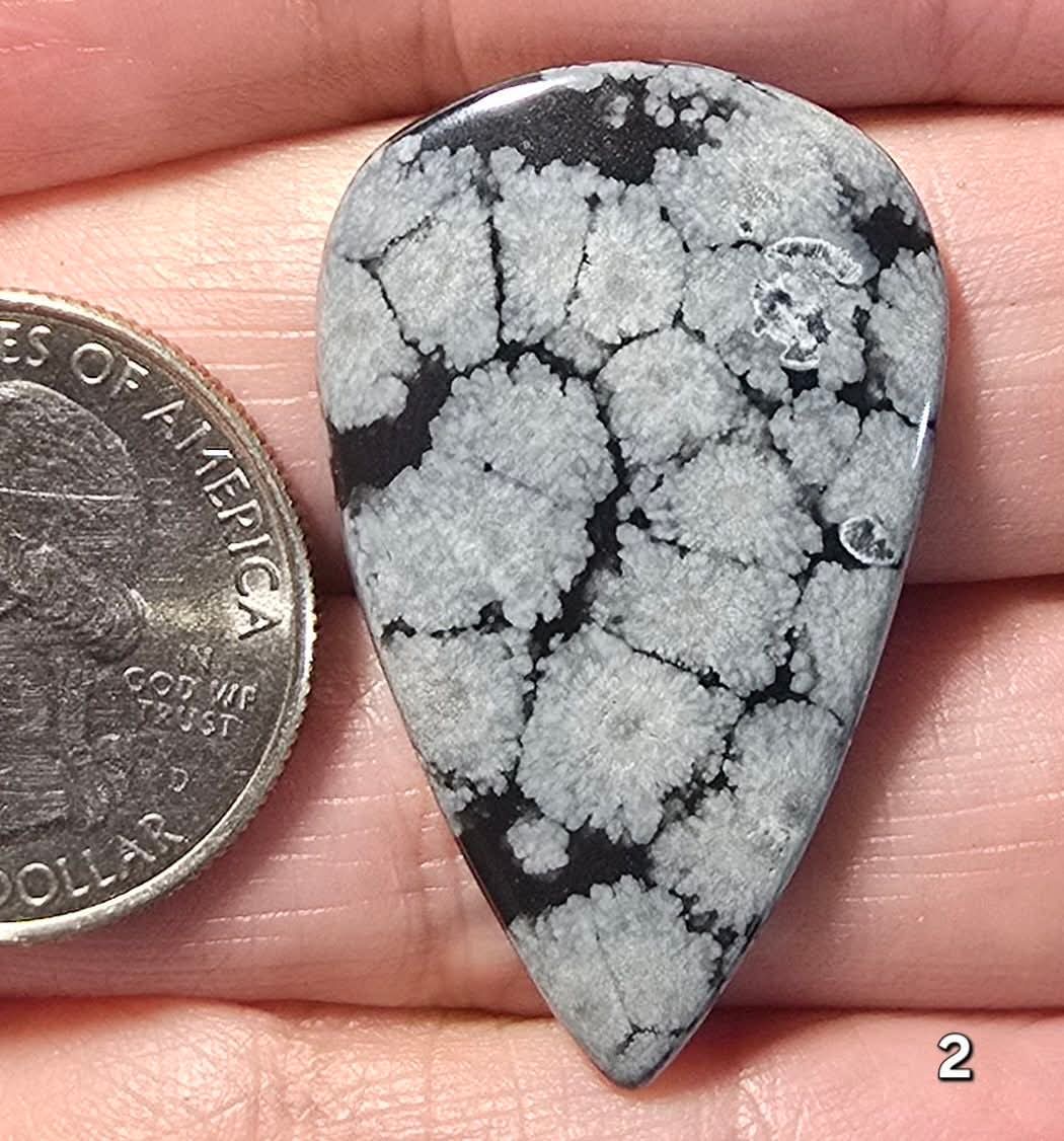 #2 Snowflake Obsidian