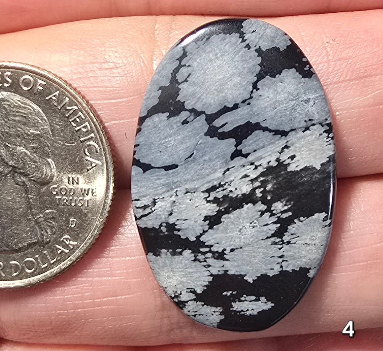 #4 Snowflake Obsidian