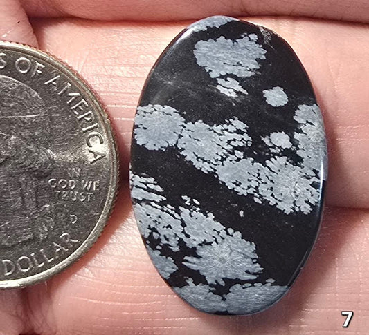 #7 Snowflake Obsidian