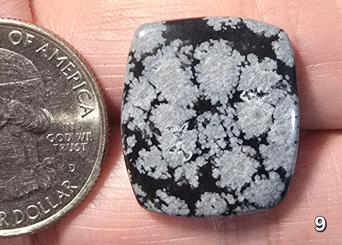 #9 Snowflake Obsidian
