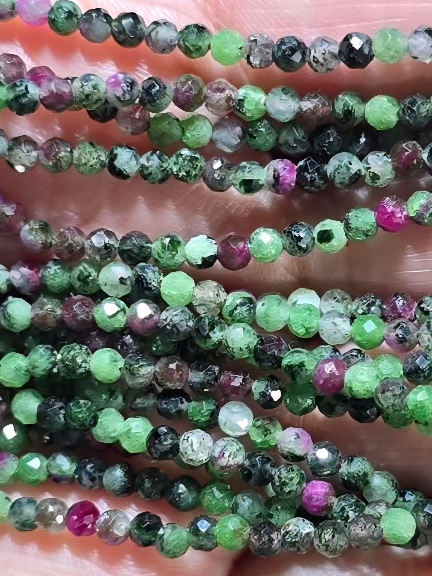 3mm Ruby Zoisite Faceted