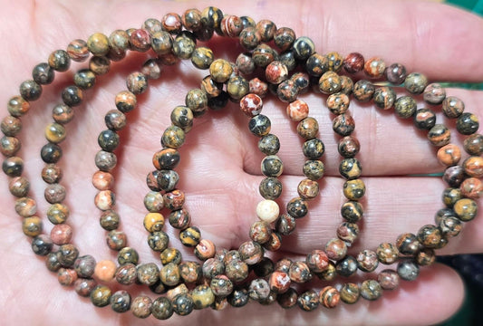 4mm Leopard Skin Jasper
