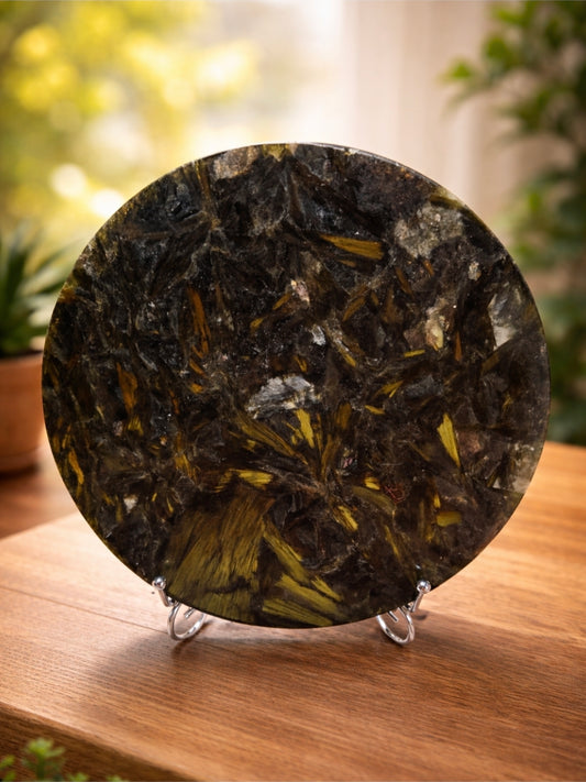 10" Green Mica Plate