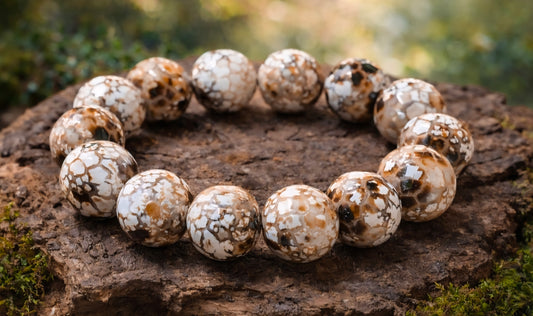20mm Snowflake Agate