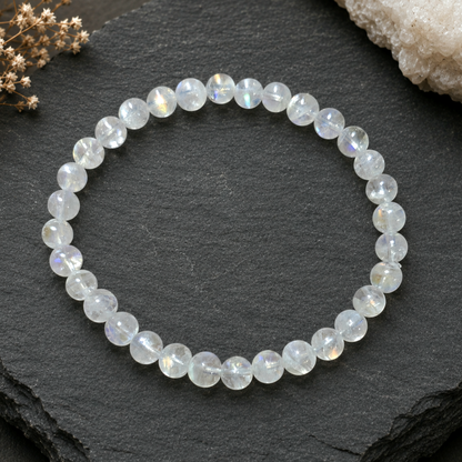 5.5mm Madagascar Moonstone Bracelet