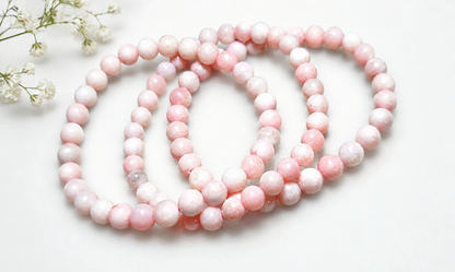 6mm Pink Opal Bracelet