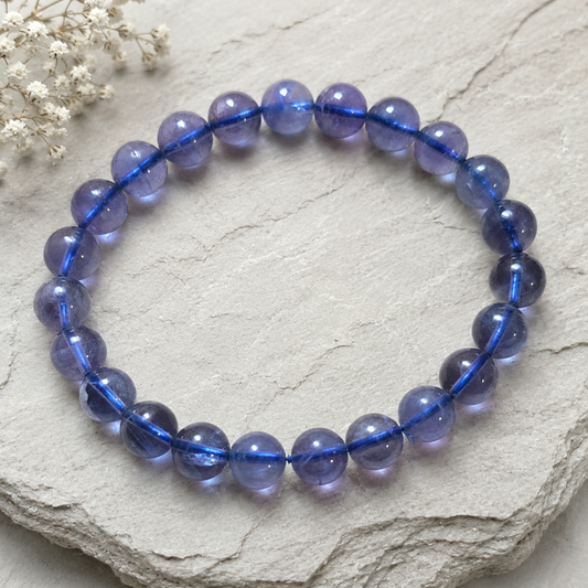 8mm Blue Fluorite Bracelet