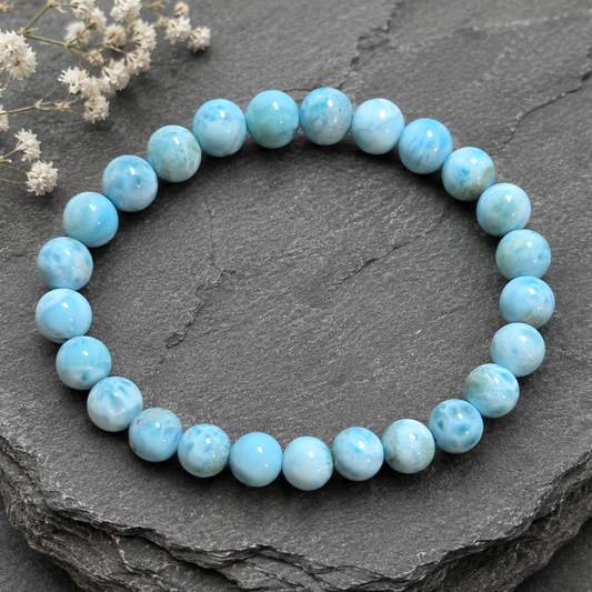 8mm Larimar Bracelet