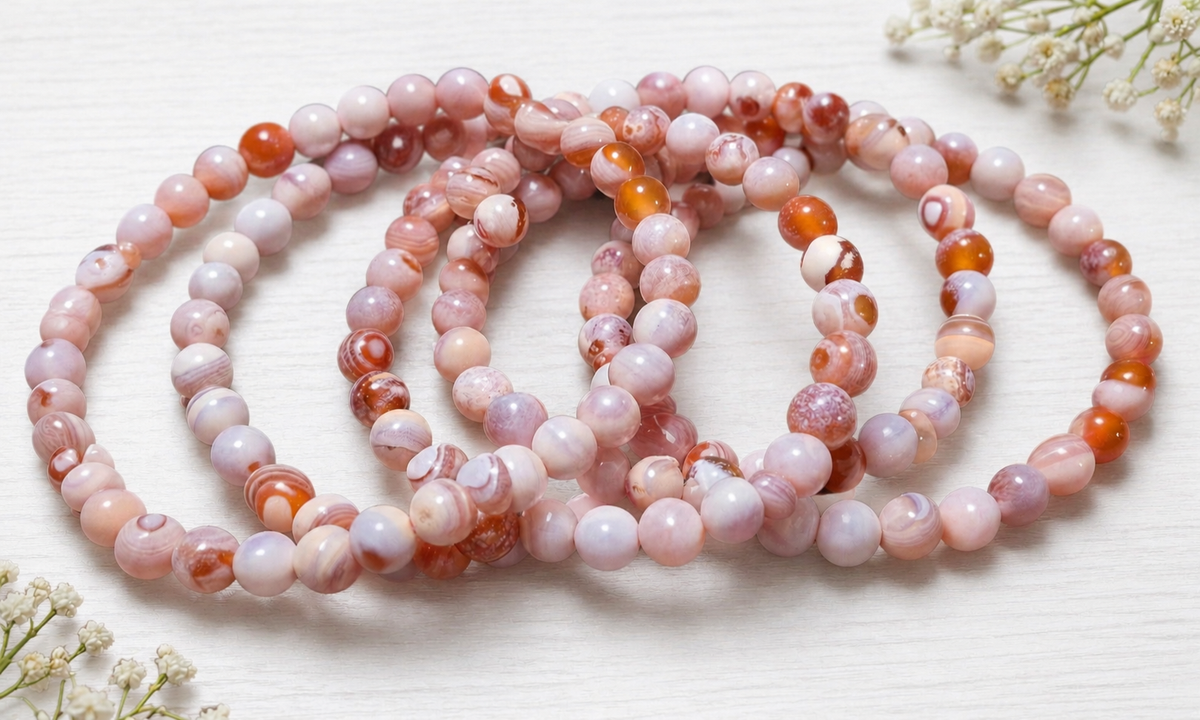 6mm Medicine Agate Bracelet